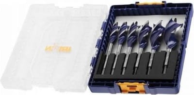Irwin IW4042202 6-delige houtboren set in cassette - Blue Groove - 16/18/20/22/25/32 mm