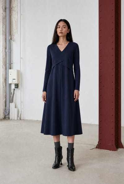 Anita dress technical jersey | Blue - Blue / S