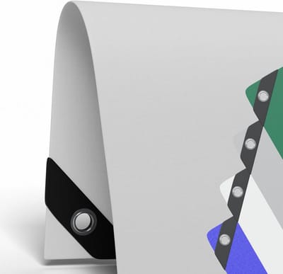 Extra Sterk Afdekzeil Wit 8x12m - Waterdicht UV-bestendig Scheurvast met Aluminium Ogen