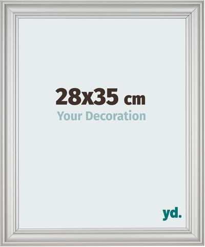 Your Decoration - Fotolijst 28x35 cm - MDF - Zilver Mat - Lazio