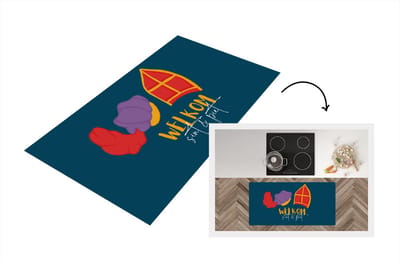Keukenloper - Loper keuken - Sinterklaas - Quotes - Sint - Welkom Sint en Piet - 120x60 cm - Keukenloper vinyl