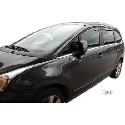 Déflecteurs d'air - J&J AUTOMOTIVE - Peugeot 5008 - Fumé - Acrylique renforcé - Installation facile