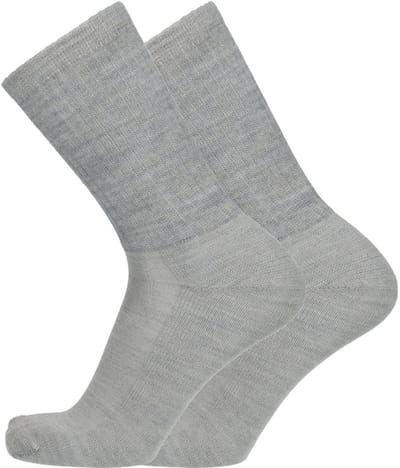 UphillSport - 2-Pack - Merino Sport Sokken - Badstof Schokabsorberend - Heren / Dames - licht grijs - 39-42 - 9125
