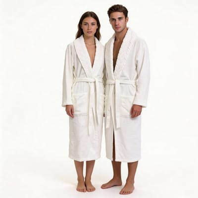 Nurpak Luxe Badjas – 100% Katoen – 330 GSM – Zacht & Hoog Absorberend – Unisex