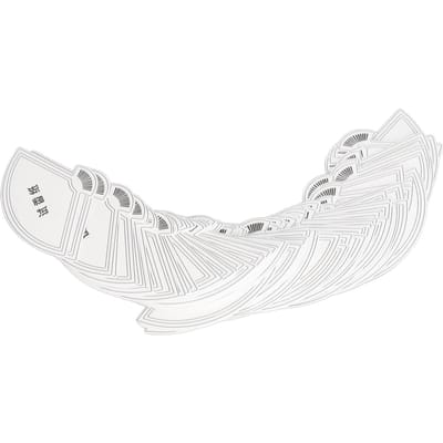 100 stuks Bladwijzer Parfum Teststrips Wegwerp Etherische Olie Geurstrips voor Aromatherapie white