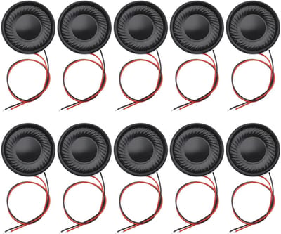 Store_8 - Interne Luidsprekers - Mini-luidsprekers voor DIY - Zwart - Magnetische Luidsprekers - 10 stuks 2 W - Geschikt voor Elektronische Project...