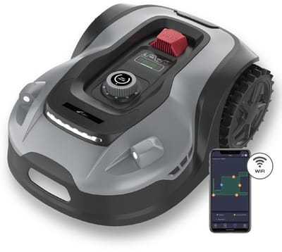 Zoef Robot - Robotmaaier Hans 2000m² - Robotgrasmaaier met Robotgrasmaaier met Super Wifi en App - Grasmaaier - Robotmaaier - Ultrasonisch obstakelherkenning