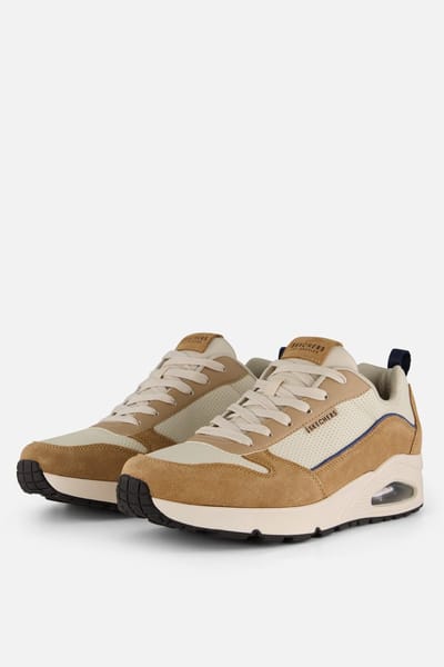 Skechers UNO - STACRE 2.0 Heren Sneakers - Sand