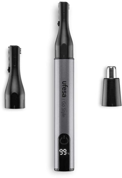 Ufesa Go Style Neustrimmer – Neus- en Oortrimmer – Draadloos – RVS Mesjes – Compact & Reinigbaar