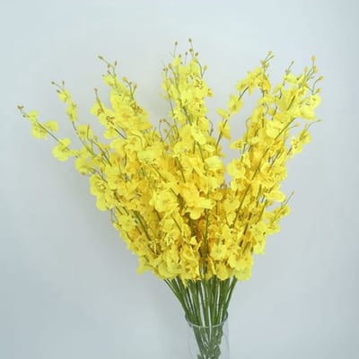 Allecto - Kunstmatige Orchideeën - Decoratieve Bloemen - Steel 38
