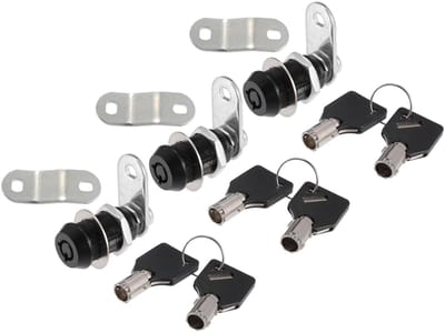 Dailygoods- Vergrendelingsset Duurzaam - RV/Campervergrendelingsset - Zinklegering - Complete Set - Extra Beveiliging - Geschikt voor de meeste RV's - Slotset
