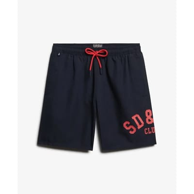 Superdry heren zwempak met logo-opdruk, maat 16