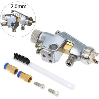 WA-200-152P 1.5mm Automatisch Verfspuitpistool Industrieel Spuitgereedschap Drukvulling Auto-spuiten Olie 2.0mm nozzle