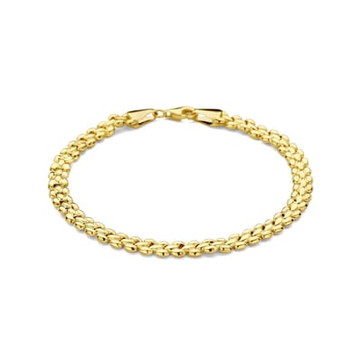 14K Geelgouden armband 4,8 mm 18 cm - 4035217