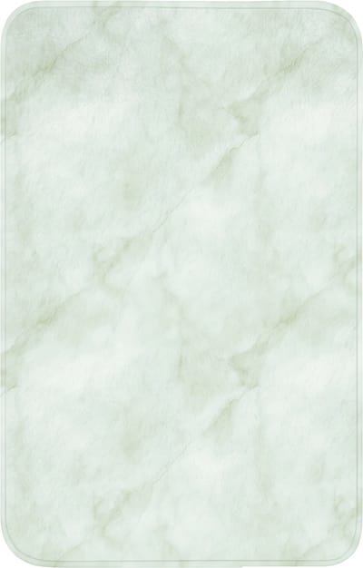 WC mat 50x80 cm - Antislip - Groen - Marmer - Vloeiende aders - Toiletmat - Vloermat - Douchemat - Toilet tapijt - Toiletmatten
