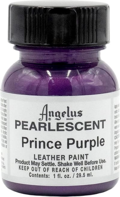Angelus Leather Acrylic Paint - textielverf voor leren stoffen - acrylbasis - 29,5ml - Parelmoer Paars