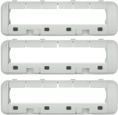 3x Hoofdborstelafdekking - Geschikt voor Mova P50 Pro Ultra - P50 Ultra - P10 Pro Ultra - P10 Ultra - V50 Ultra Complete - E40 Ultra - S20 Ultra - E30 Ultra & Dreame X40 Ultra - L40 Ultra - X30 Ultra - S30 Pro Ultra - Wit
