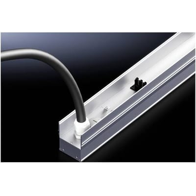 Rittal 7859081 19 inch Spanningsrail voor patchkast Aluminium profiel Aluminium (geëloxeerd)