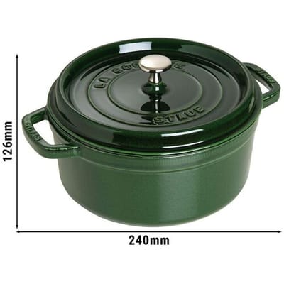 STAUB LA COCOTTE - Kookpot - Ø 180mm - Gietijzer - Basilicumgroen