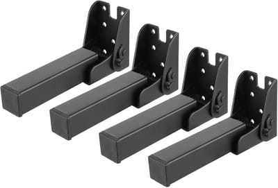 Inklapbare Tafelpoten – 15 cm – 4 Stuks – Zwarte Meubelpoten voor DIY Projecten