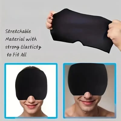 Migraine cool Migraine Relief Cap - Cold Hot Therapie -Gel Ice Hot Head Wrap voor Chronische Migraine Spanningshoofdpijn