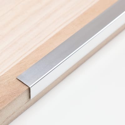 Dailygoody - Hoekbeschermers - Aluminium Peel-and-Stick - Mat Zilver - Bescherming voor muren - Decoratieve hoekbescherming - Geschikt voor deur en pl...