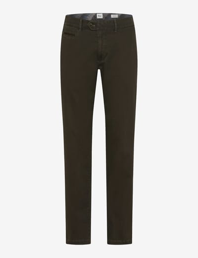 Brax Heren Chino  Style EVEREST OLIVE Groen Olijf, groen - olijf, maat 44