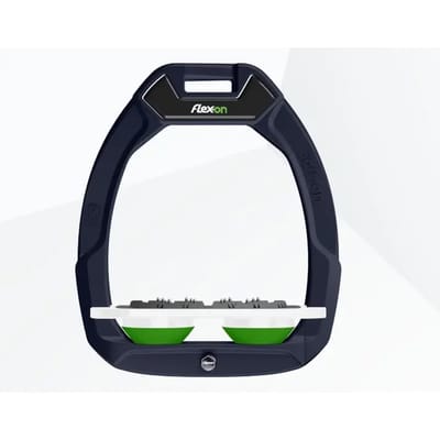 Veiligheidsstijgbeugels Plat Ultra Grip Marine/Wit/Groen Flex-On Safe-On