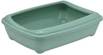 Moderna Open Kattenbak met Rand - Kleur: Blueberry - Jumbo - Afmetingen: 57x43x15 cm
