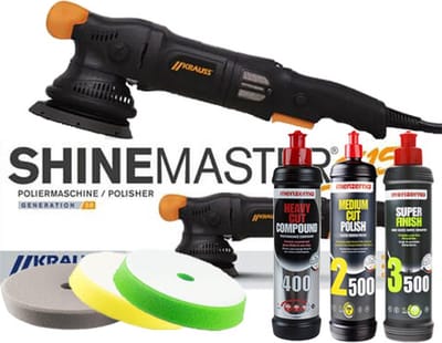 KRAUSS S15 DUAL ACTION (DA) POLIJSTMACHINE STANDAARD KIT (7 ITEMS)