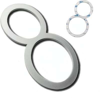 Zelfklevend Huisnummer 12.7 cm Modern RVS Buitenadres Nummer Zilver