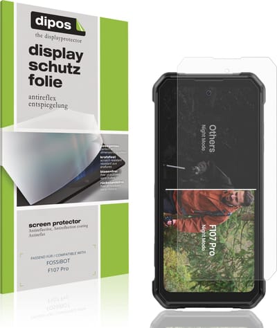 dipos – 4x Matte Beschermfolie geschikt voor FOSSiBOT F107 Pro | Krasbestendige & antireflecterende Screenprotector Ultra-Thin