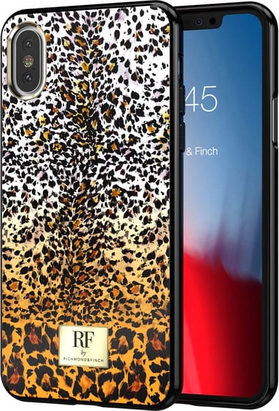 Apple iPhone XS Max Hoesje - Richmond & Finch - Serie - Hard Kunststof Backcover - Fierce Leopard - Hoesje Geschikt Voor Apple iPhone XS Max
