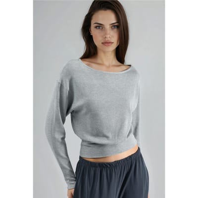 Bootneck Langsleeve Elastische Blouse