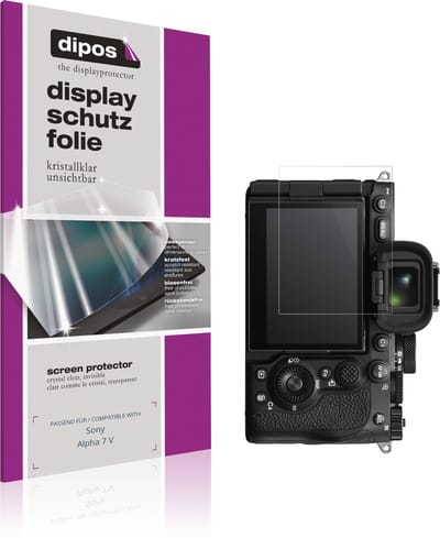 dipos – 4x Beschermfolie geschikt voor Sony Alpha 7 V | Krasbestendige & heldere Screenprotector Ultra-Thin