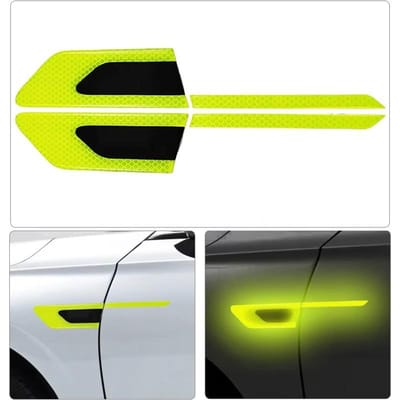 Auto Reflecterende Decoratieve Stickers Spatbord Anti-Kras Veiligheidswaarschuwingssticker Vrachtwagen Auto Motor Exterieur Accessoires Universeel