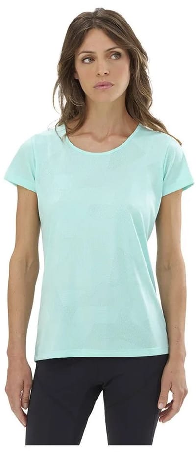 Millet Hiking Jacquard T-shirt Met Korte Mouwen Blauw S Vrouw