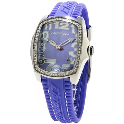 Montre CHRONOTECH CT7016LS-12. Quartz, Couleur bleue. Femme.