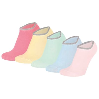 Apollo - Sneakersokken meisjes - Fashion - Multi color - Maat 23/26 - Sneakersokken - Enkelsokken kinderen - Korte sokken kinderen