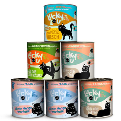 Lucky Lou Adult 6 x 800 g - Wild Mix (4 Soorten)