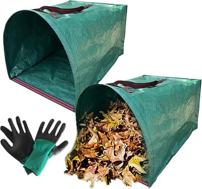 Tuinzakken Set - Vuilniszakken Tuin - Afval Verzamelen - Scheurvast PP Weefsel - 150-270 Liter - Meerkleurig