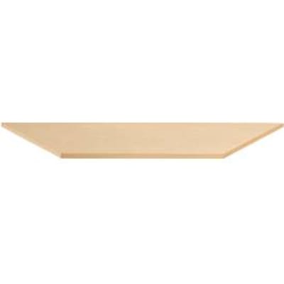 Tafelblad, trapezium 1600/800 x 690 mm, esdoorn