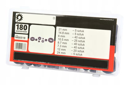 Rubberen doorvoertule set -180 stuk (8 maten)