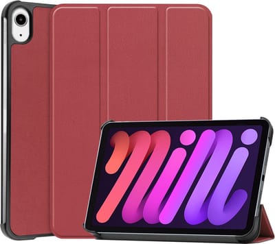 Peachy Trifold hoes geschikt voor iPad mini 6 (2021) & iPad mini 7 (2024) - rood