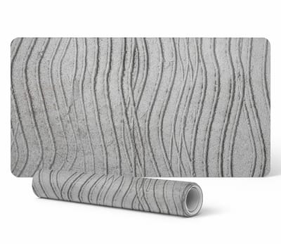 Muismat voor bureau, toetsenbord en laptop, golven op zand, 90x45 cm