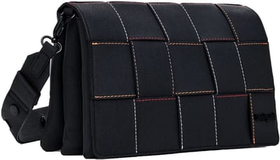 Desigual Schoudertas Dortmund Flap Across Body Bag Black Zwart