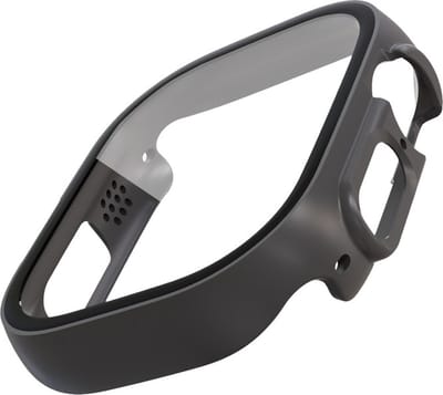 Watch case screenprotector - hoesje - geschikt voor Apple Watch Ultra / Ultra 2 - 49 mm - grijs