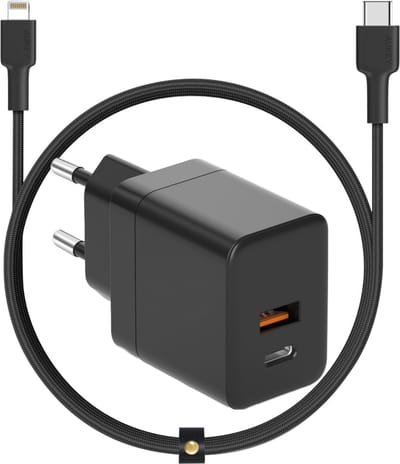35w Power Adapter usb C + Kabel geschikt voor Apple iPad en iPhone - 2 Meter Lange Oplader - Nylon Gevlochten - Geschikt voor X,11,12,13,14,Pro,Max,Plus,Mini