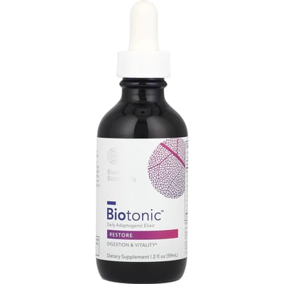 Biotonic™, Dagelijks Adaptogeen Elixir, 2 fl oz (59 ml) black