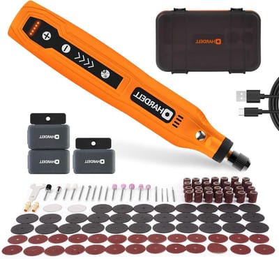 Multifunctioneel Gereedschap - Draaigereedschap Set - Klusjes Uitvoeren - 129 Delige Set - 4 Volt - Oranje